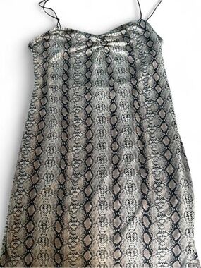 Urban Outfitters Snake Print Mini Dress